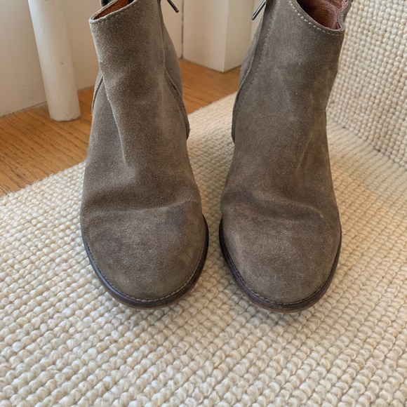 Brown/ tan suede madewell booties - Picture 2 of 6